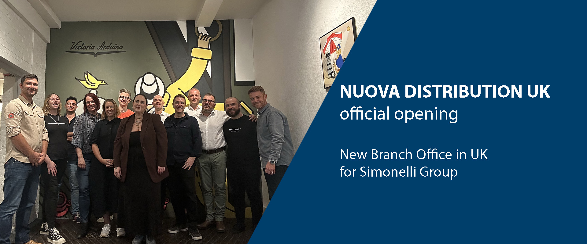 NUOVA DISTRIBUTION UK official opening
