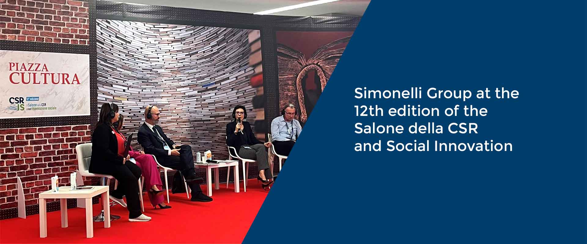 Simonelli Group at the 12th Edition of the Salone della CSR and Social Innovation