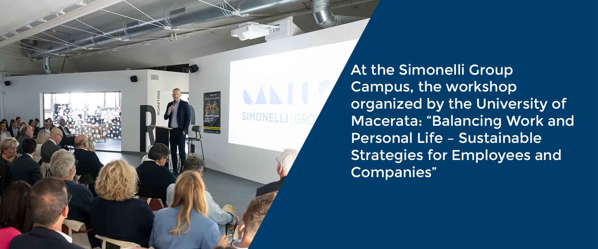 At the Simonelli Group Campus, the workshop organized by the University of Macerata: “Balancing Work and Personal Life – Sustainable Strategies for Employees and Companies”